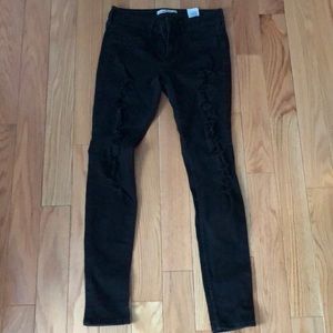 Hollister ripped jeans